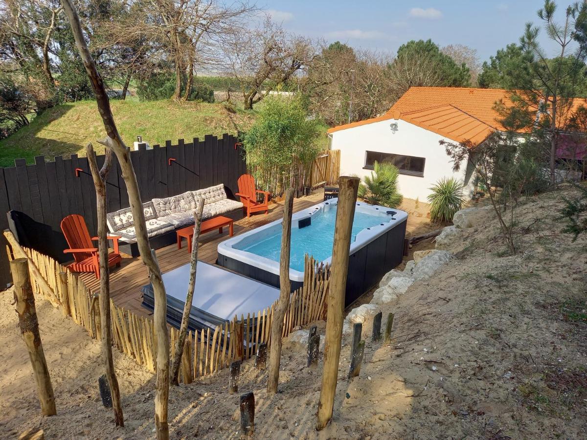 Côt'& Dune - lodge d'hôte&spa de nage Saint-Augustin (Charente-Maritime) Exterior foto