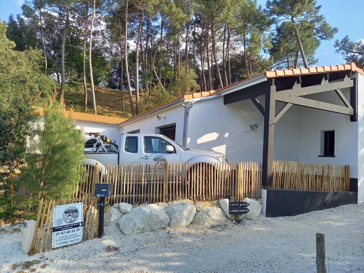Côt'& Dune - lodge d'hôte&spa de nage Saint-Augustin (Charente-Maritime) Exterior foto
